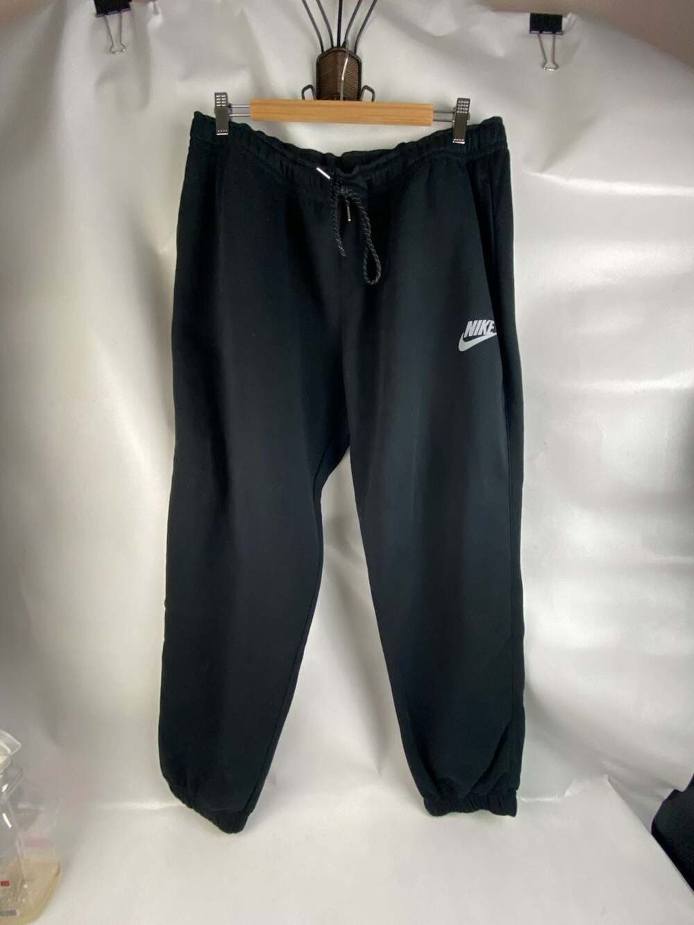 Nike Sportswear Club Fleece Black Joggers with Elastic Cuffs 2XL
